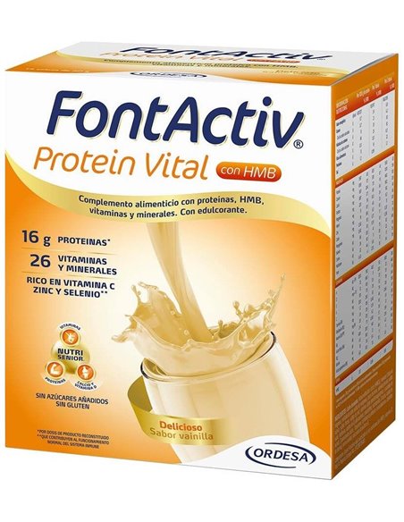 Fontactiv Protein Vital Vainilla 14Sbrs. de Fontactive Otc
