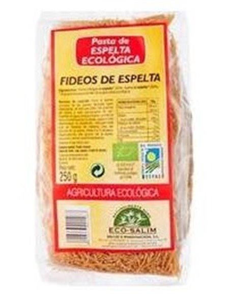 Fideos De Espelta 250Gr. Bio Vegan de Eco Salim