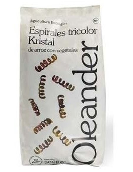 Espiral Tricolor Kristal De Arroz 500Gr. Bio Sg de Oleander