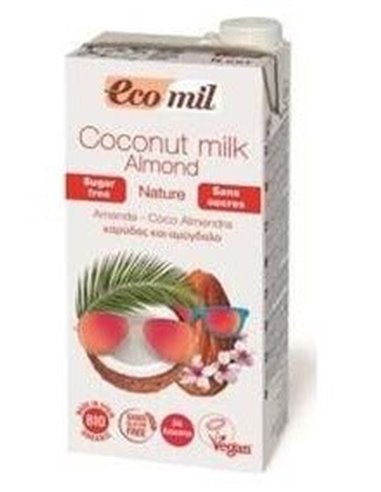 Ecomil Bebida De Coco Y Almendra 1Lt 6Uds. Bio S/A de Almond