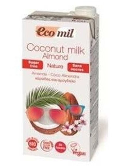 Ecomil Bebida De Coco Y Almendra 1Lt 6Uds. Bio S/A de Almond