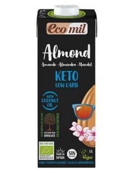 Bebida Almond Nature Keto Bio 1 L de Ecomil