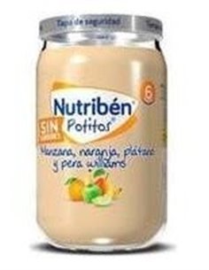Nutriben Potito Manzana Naranja Platano Pera 235Gr de Nutriben