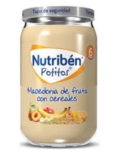 Nutriben Potito Macedonia Fruta Cereales 2X190Gr. de Nutriben