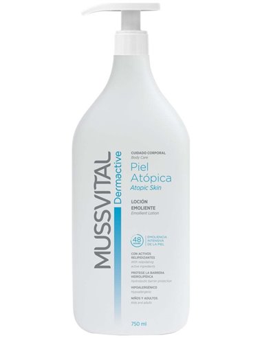 Mussvital Dermactive Leche Piel Atopica 750Ml de Mussvital