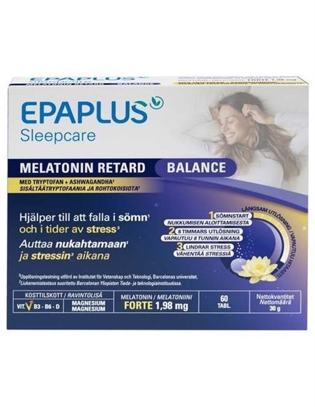 Epaplus Melatonina Retard Balance 60Cap. de Epa Plus