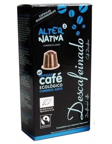 Café Descafeinado Bio-Ft. 10Uds 5G Cápsulas de Alternativa