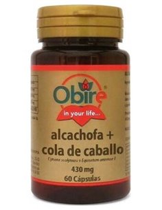 Alcachofa + cola de caballo (ext. seco) 300 mg. 60 capsulas de Obire