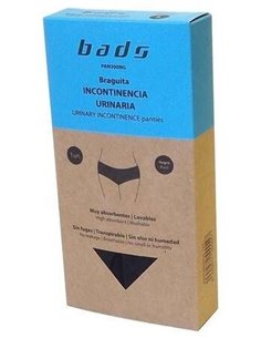 Braguita Incontinencia Urinaria Negra Talla Xl. de Bads