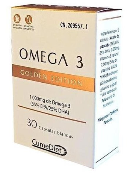 Omega 3 Golden 30Perlas. de Cumediet