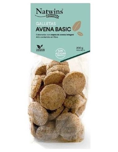Galletas De Avena Basic 200Gr. de Natwins
