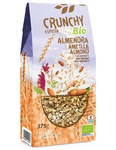 Crunchy Espelta Almendra Amaranto 375Gr. Eco de La Grana