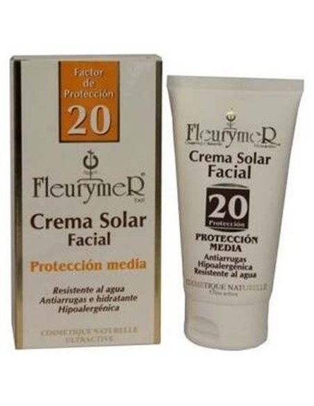 Crema Solar Facial Spf-20  Tubo de Fleurymer