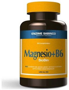 Mg+B6 Siobin Bisglicinato De Magnesio+B6 60Cap. de Vermont Supplements