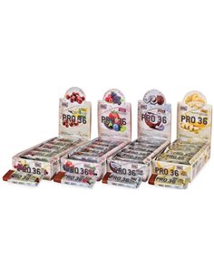 Pro 36 Barrita Proteica 36% Vainilla-Avellana 24Udsx35 Gr de Best Protein