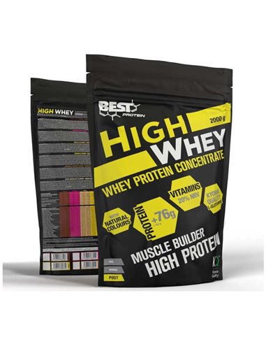 Proteína De Suero High Whey Vainilla 2000Gr. de Best Protein