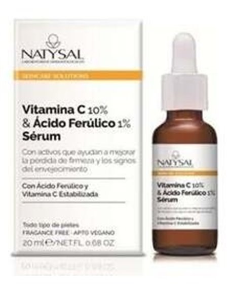 Vitamina C 10% & Acido Ferulico 1% Serum 20Ml. de Natysal