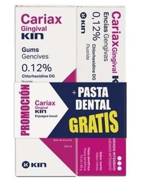 Cariax Gingival Encias Colutorio 250Ml+Pasta 75Ml. de Kin