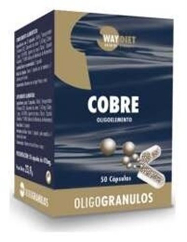 Cobre Oligogranulos 50Caps. de Waydiet Natural Products