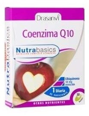 Nutrabasics Coenzima Q10 30Mg. 30Cap. de Drasanvi
