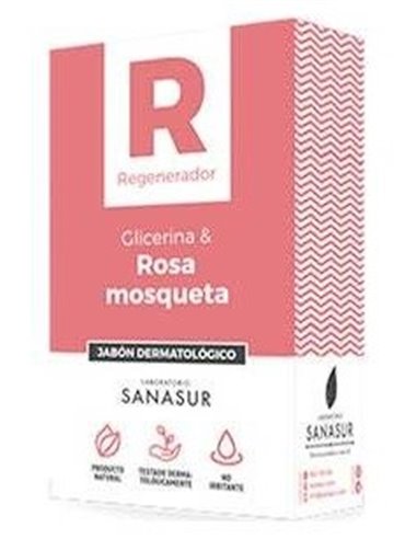 Jabon Glicerina Rosa Mosqueta 100Gr. de Sanasur