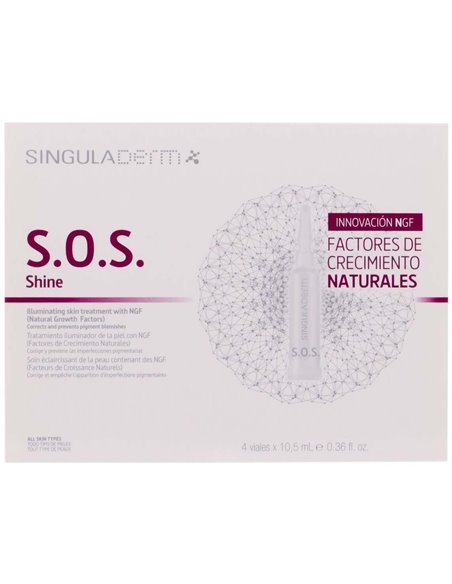 S.O.S. Shine 4 Viales De 10,5Ml de Singuladerm