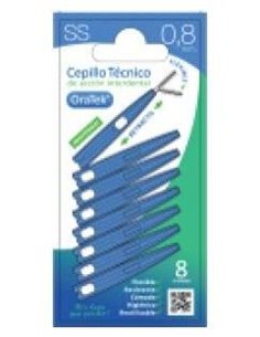 Cepillo Interdental Retractil 0,8Mm 8Ud. de Oratek