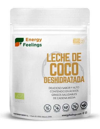 Leche De Coco Deshidratada 200 Gramos Eco Vegan Sg Energy Feelings