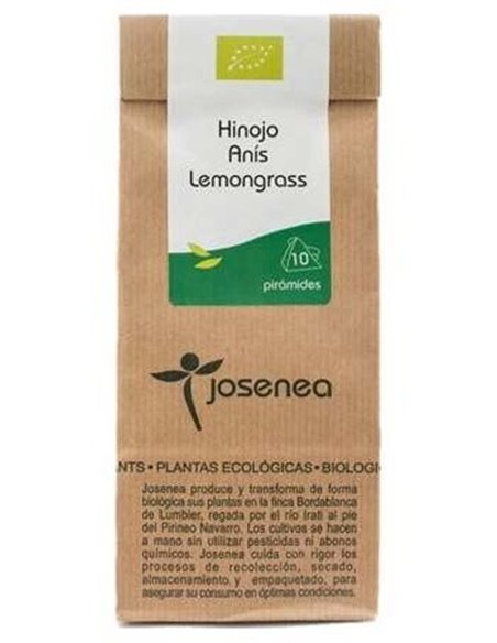 Hinojo Anis Lemongrass 10Piramides Bio de Josenea