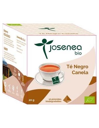 Te Negro-Canela 10Piramides Ensobradas Bio de Josenea