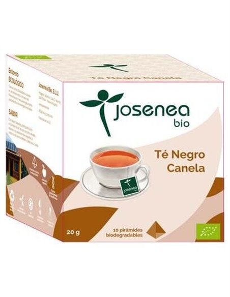 Te Negro-Canela 10Piramides Ensobradas Bio de Josenea