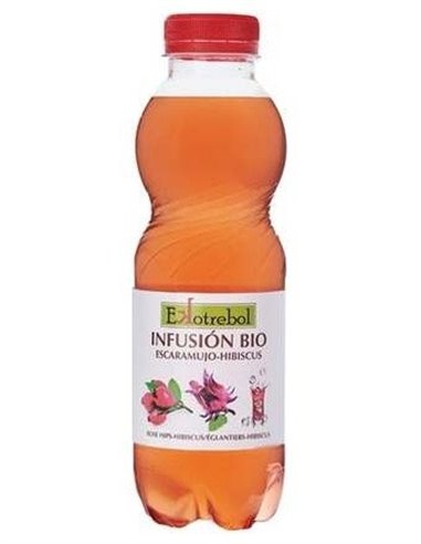 Te De Escaramujo Hibisco Sin Teina 500Ml. Bio de Ekotrebol