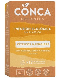 Citricos Y Jengibre Infusion 12Piramides. Eco de Conca Organics