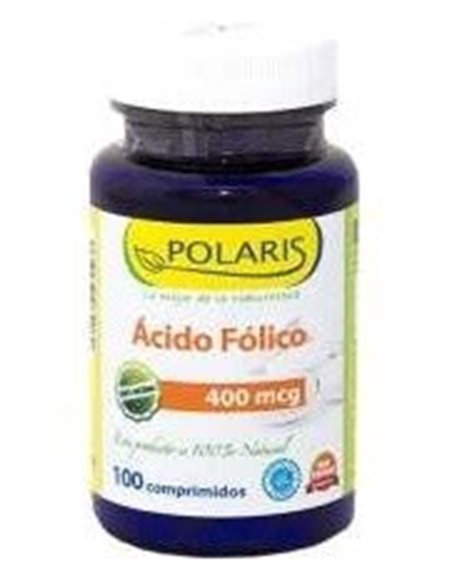 Acido Folico 400Mcg. 100Comp. de Polaris