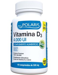 Vitamina D3 4000Ui 60Comp. de Polaris