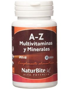 A-Z Multivitaminas Y Minerales 60Comp. de Naturbite