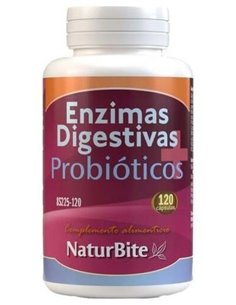 Enzimas Digestivas+Probioticos 120Cap. de Naturbite