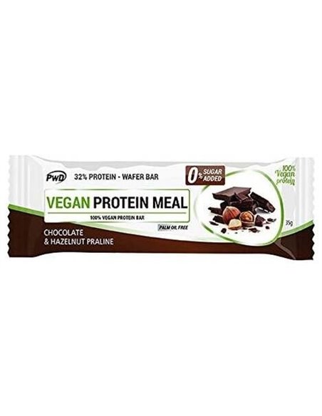 Vegan Protein Meal Choco-Avellana Praline 12Barr de Pwd