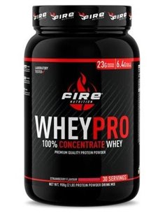 Wheypro Concentrate Fresa 908Gr. de Fire Nutrition
