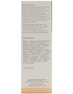 Dsp Mask Pigment Zero Despigmen Inten Noche 30Ml de Martiderm