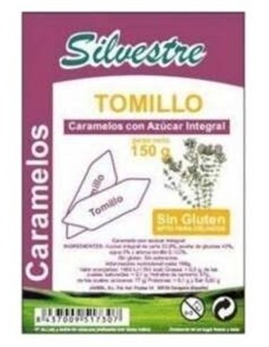 Caramelos De Tomillo Azucar De Caña 150Gr. de Silvestre