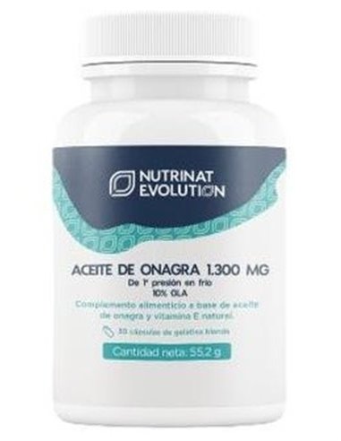 Aceite De Onagra  1.300 Mg 30 CAPS  de Nutrinat Evolution