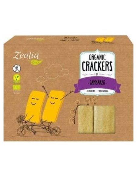 Crackers De Garbanzos 120Gr. Bio Sg Vegan de Zealia