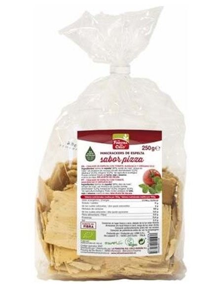 Mini Crackers De Espelta Sabor Pizza 250Gr. Bio de La Finestra Sul Cielo