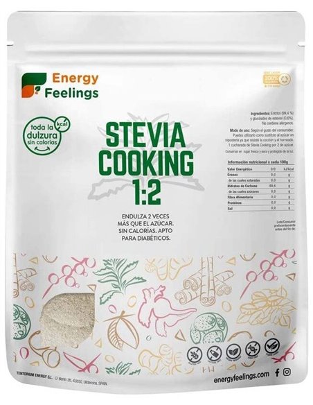 Estevia Cooking 1:2 1Kg. Vegan Sg de Energy Feelings