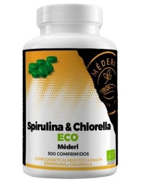 Spirulina & Chlorella Eco 500Comp. de Mederi Nutricion Integrativa