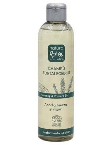 Champu Tratamiento Fortalecedor Ginseng-Romero 250 de Naturabio Cosmetics