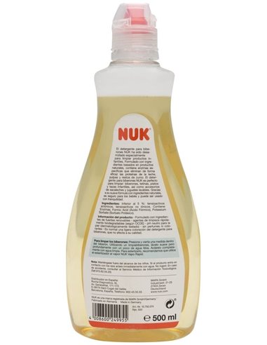 Jabon Limpiabiberones 500Ml. de Nuk