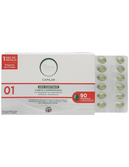 Be+ Capilar Anticaida Continuo Forte 90Comp de Be+