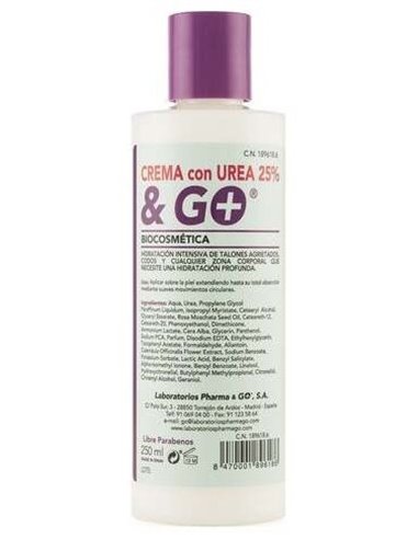 Crema Urea 25% 250Ml. de Pharma & Go
